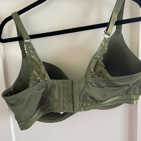 Cacique Smooth Lightly Lined Balconette Bra With Convertible Lace Back Size 40G - Picture 6 of 11
